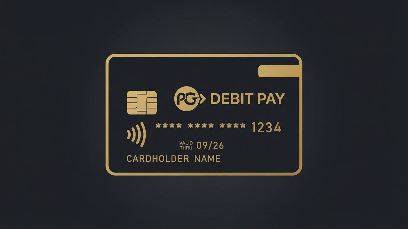 Icône de carte bancaire générique pour paiements